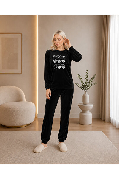 Clyfora Love Us Kind Velvet Pajama Set