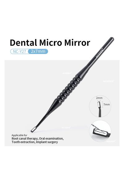 Choice1 مرآة فم طبية دقيقة RX-F27-2X7mm مقاس 2 مم/3 مم/5 مم، عاكس مضاد للضباب...