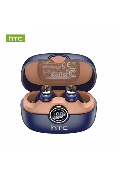 Choice6 سماعات أذن بلوتوث 6.0 بتقنية الذكاء الاصطناعي HTC NE79 TWS باللونين ا...