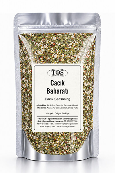 TOS The Organic Spices Cacık Baharatı 100 gr Cacık Spice - Premium Quality | ...