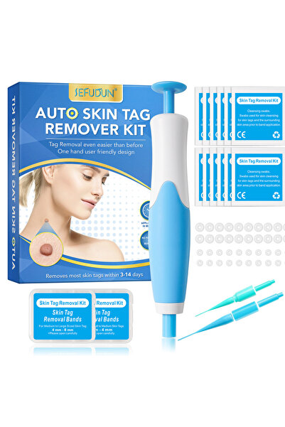 Choice1 1pcs blue 2 IN 1 Auto Micro Skin Tag Remove Skin Wart Kits Multipurpo...