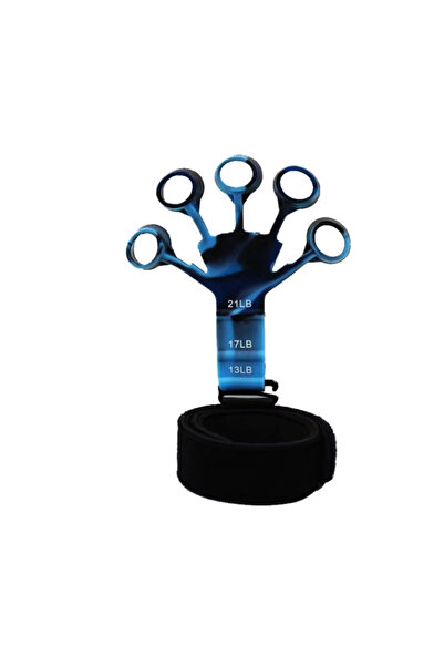 Choice Blue Finger Gripper Finger Exerciser Guitar Finger Exerciser 6 Resista...