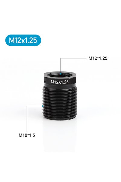 Choice محول مقبض ناقل الحركة من سبائك الألومنيوم M12x1.25 مع خيط داخلي M8*1.2...