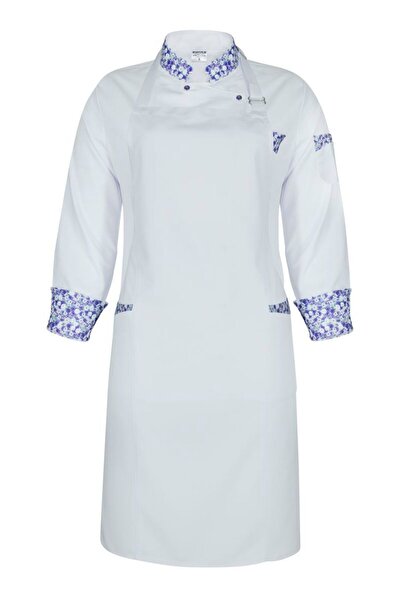 SAYGINLAR İŞ TEKSTİLİ Apron Boydan Flowers