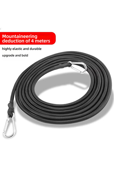 Choice3 4m 1pc 1m/2m/3m/4m Stretch Elastic Ropes 8MM Bungee Cords With Hooks ...