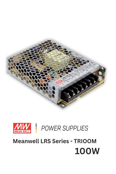 Meanwell LRS-100-24 (100W 24Vdc 4.5Amper) SMPS Güç Kaynağı