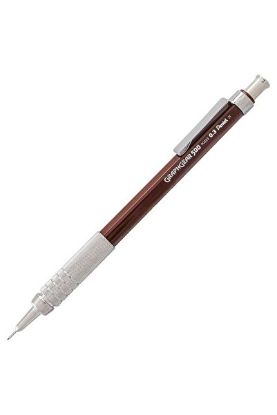 Pentel Graphgear 500 0.3 mm Tip Pen Coffee