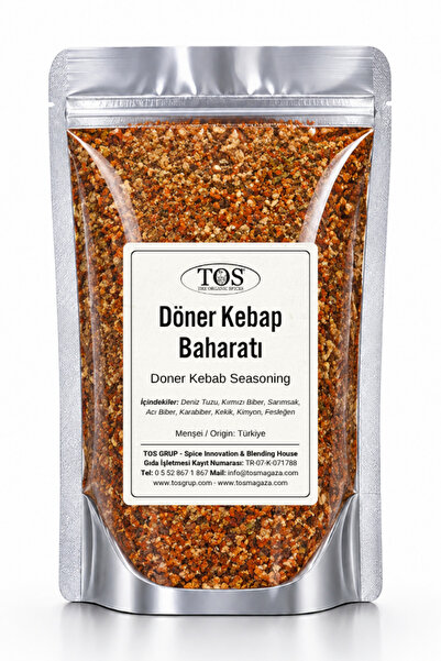 TOS The Organic Spices Döner Kebap Baharatı 100 gr Döner Kebab Spice - Premiu...