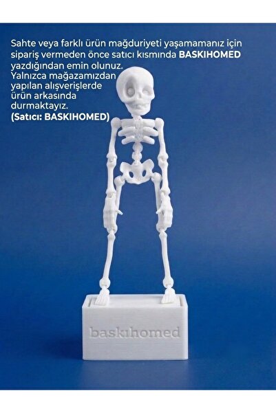 baskıhomed - Dans Eden İskelet Akvaryum Süsü Hareketli İskelet Akvaryum Dekor...