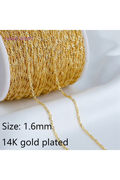 choice2 1 meter 14K gold plated Wholesale Bulk Chains For Jewelry Making,14K ...