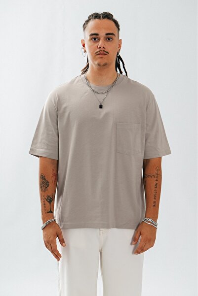 No Future Tricou supradimensionat No Future Extreme cu buzunare NF0459GRA