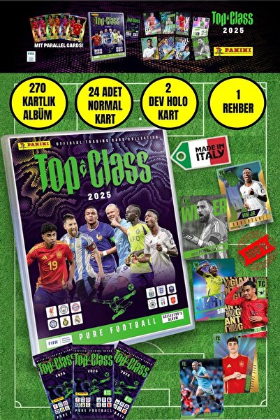 TOYFEST FIFA Top Class Adrenalyn Mega 2025 Başlangıç Paketi Futbolcu Kartları...