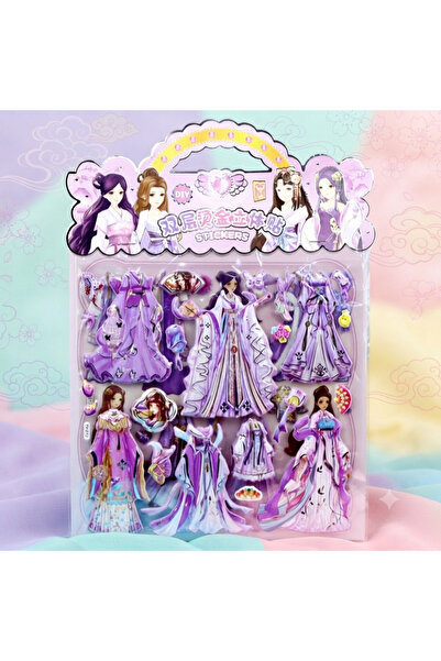 7nisan Sticker Set-Dress up Embossed Sticker/ Model3