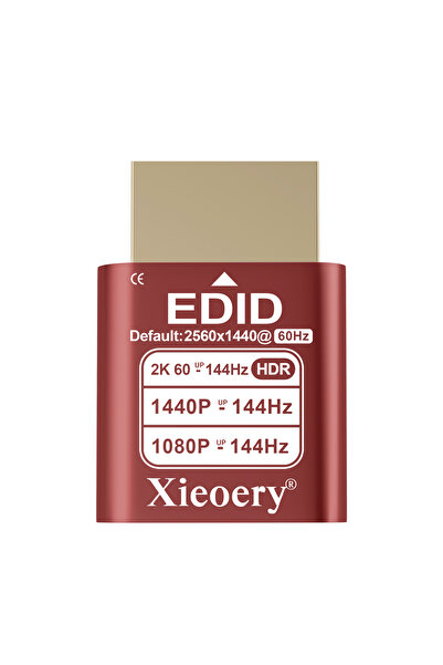 Choice قابس HDMI وهمي بدون رأس بدقة 2K وتردد 144 هرتز مع تقنية HDR، محاكي EDI...