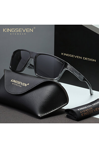 Choice5 Clear Gray KINGSEVEN Brand Fashion Sunglasses Men Women Classical Pol...