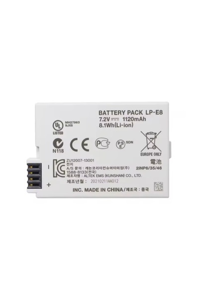 Generic Brand بطارية كاميرا قابلة للشحن موديل LP-E8