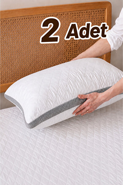 İlay home concept 2 adet KLİMALI YASTIK PREMİUM ( YIKANABİLEN ) 1. SINIF TERL...