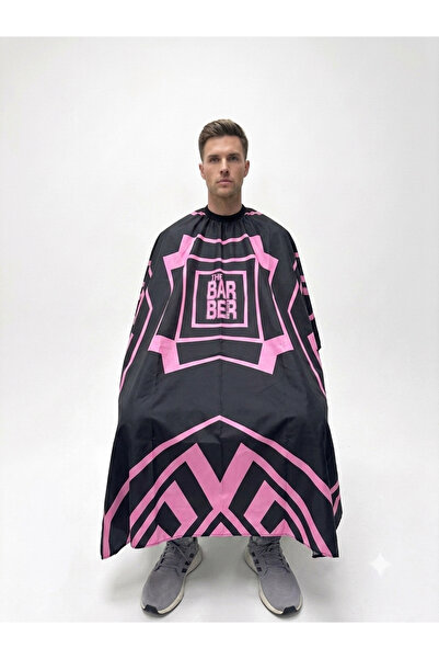 Mor & Siyah Penuar The Barber Fashion Original Cape 2026 Cape Unisex Erkek & Kadın Kesim Önlüğü Tıraş Kesim önlüğü