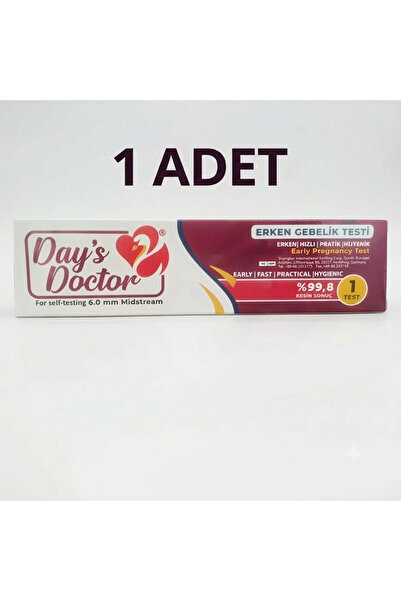 days doctor Day's Doctor Early Erken Gebelik Testi %99.8 | 1 Adet Test