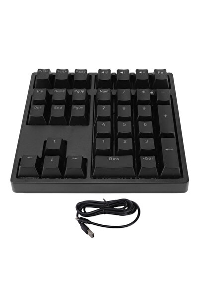 Choice black 34 Keys External Keyboard Wired Mechanical Number Pad USB C 34 K...