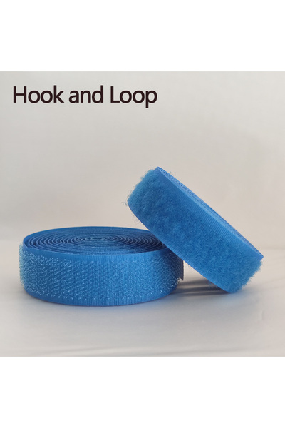 Choice8 20mm Wide Blue 2Meter 2Meter/Pair Colour Velcros Fastener Tape No Glu...