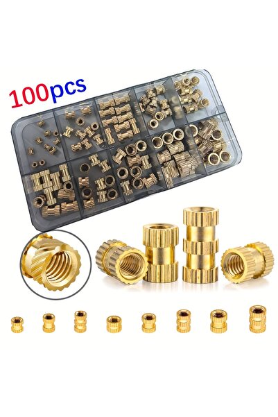 Choice tongzhu100pcs 100-Piece Threaded Insert Kit M2 M3 M4 M5 M6 Metric Thre...