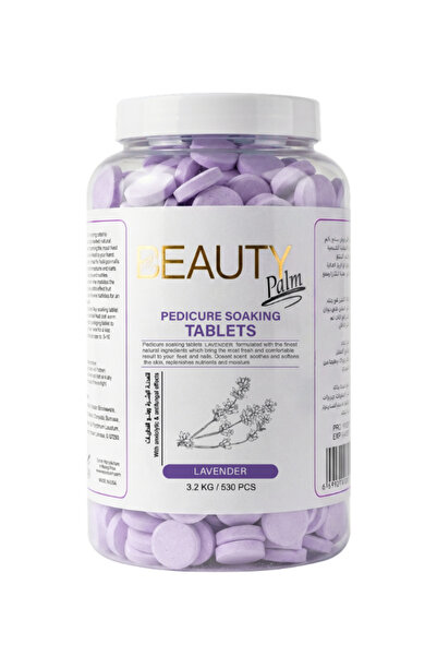 Beauty Palm Pedicure Soaking Tablets 530pcs - Lavender, 3.2kg