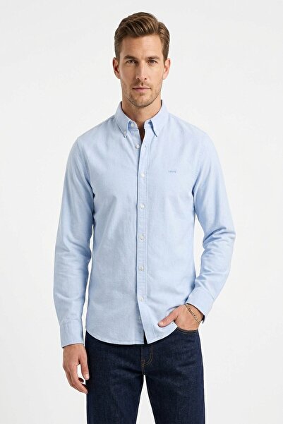 Levi's Men's Relaxed Oxford Blue Shirt - A7210-0050