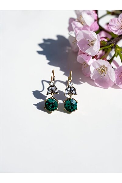 FAYRA ACCESSORIES Zircon Stone Single Stone Clip Earrings