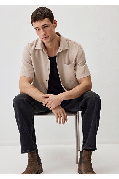 Mavi Sky Open Short Sleeve Shirt