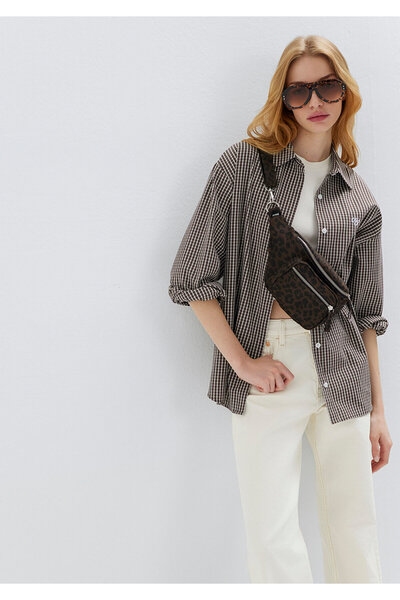 Mavi Plaid Brown Shirt Loose Fit / Relaxed Fit 1211227-91742