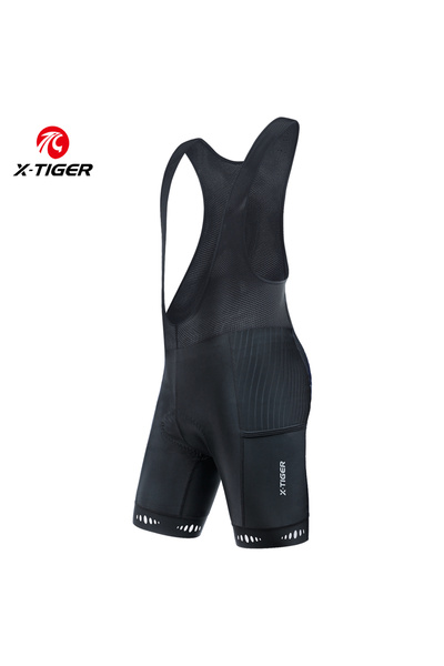 Choice1 Europe-L Bicycle Bib Shorts X-TIGER Men Cycling Shorts with Back Pock...