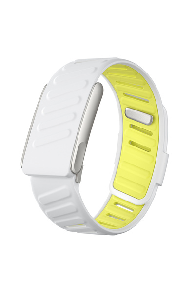 Choice12 Whoop 5.0 White yellow New WHOOP SportFlex Wrist Band Soft-Touch Sil...