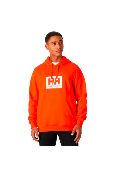Helly Hansen BOX HOODIE 53289-147 Πορτοκαλί