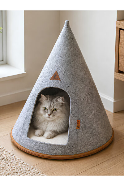 BEYLİNİ Taşınabilir Kedi Köpek Evi Minderli Pet Çadır Çantalı Model Yuva Kulü...