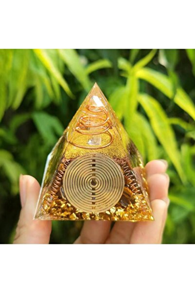 Choice 1pc Amazing Gemstone Orgone Pyramid, Orgonite Pyramids with Crystals, ...