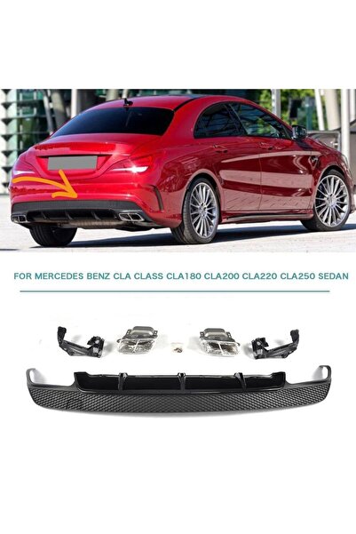 Universal Mercedes Cla Amg Difüzör ve Egzoz Uçları w117 2016-2019
