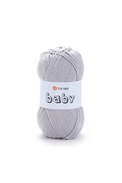 Yarnart Baby - Baby Hand Knitting Yarn Light Gray-855