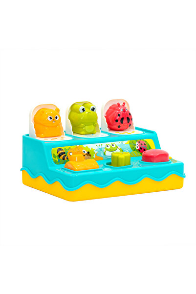 Moon Pop Up Animals Toy for Kids with Music, Sensory Toys Portable Baby Toys ...