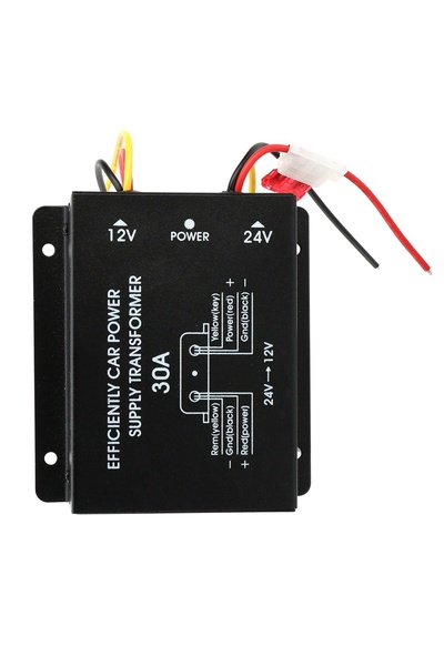 Choice 30A Car Power Supply Converter Step Down Inverter 24V To 12V