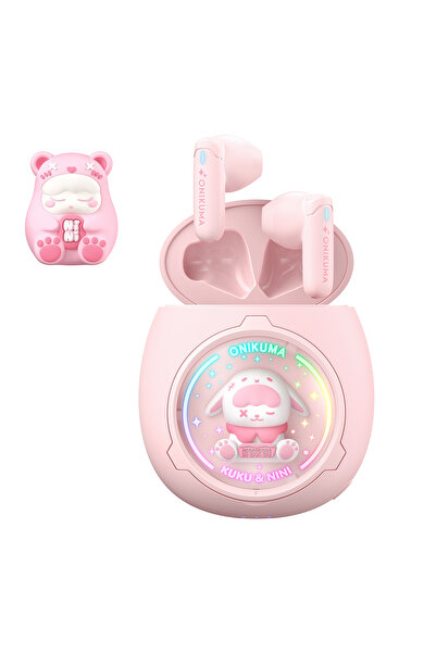 Choice T302-pink ONIKUMA T302 NEW Cute Pet Space Capsule Wireless BT Headphon...