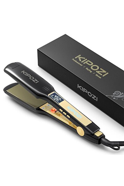 Choice US AE-K139-BK KIPOZI Professional Titanium Flat Iron Hair Straightener...