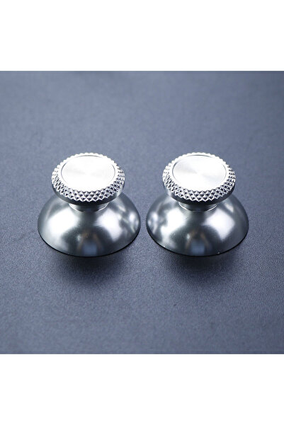 Choice Silver JCD 1Pair Aluminum Metal Analog Joystick Thumb Stick Grip Cap F...