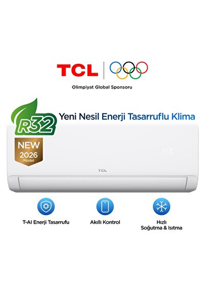 TCL SaveIN, 18000 BTU Split Klima, T-AI Enerji Tasarrufu, Turbo Soğutma, Akıl...
