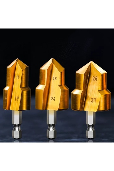 Choice3 3pcs set Hexagonal Handle PPR Lifting Drill Bit 24-31/18-24/15-19 Ste...