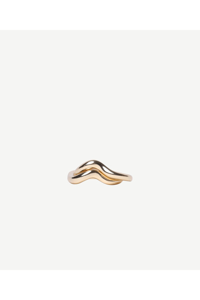 Yargıcı Asymmetrical Form Ring Set
