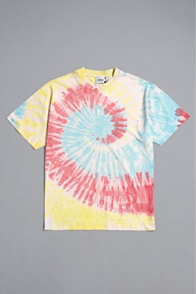 No Future Tricou bărbătesc oversize cu imprimeu curcubeu NF0695KS