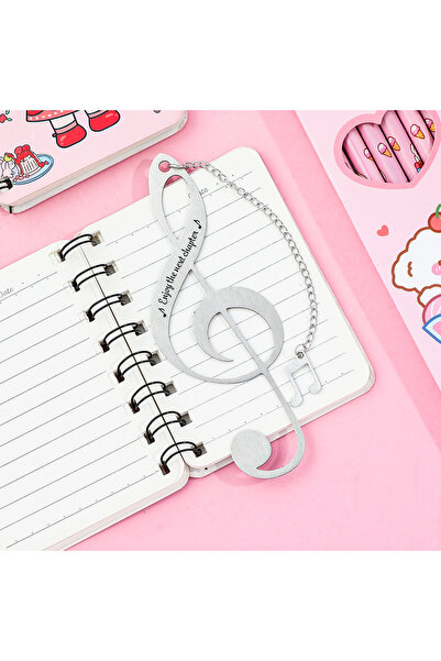 Choice SQ2014 1PC Creative Music Symbol Bookmark, High-End Reading Bookmark, ...