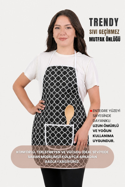 sevilya Trendy Liquid Waterproof Kitchen Apron