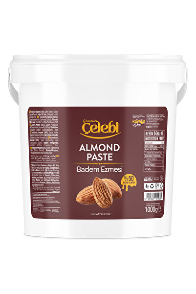 Gourmet Çelebi Sürülebilir Badem Ezmesi 1000 gr.